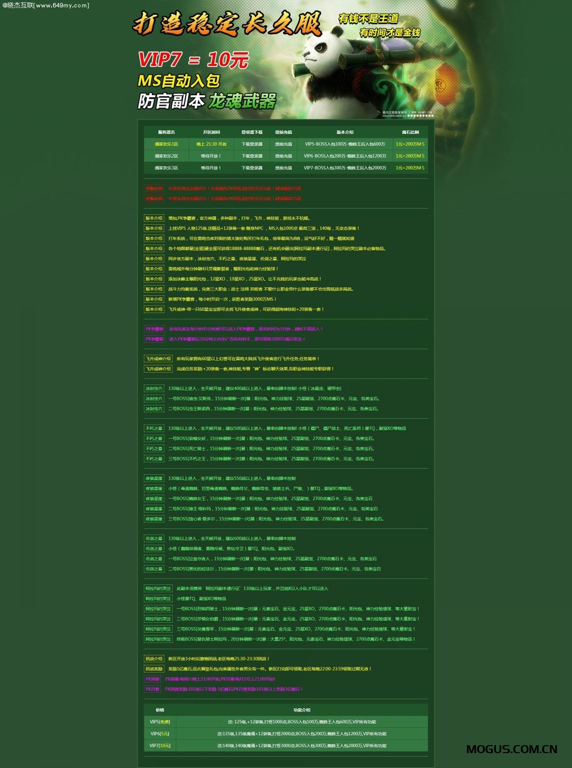 开区网站程序静态源码